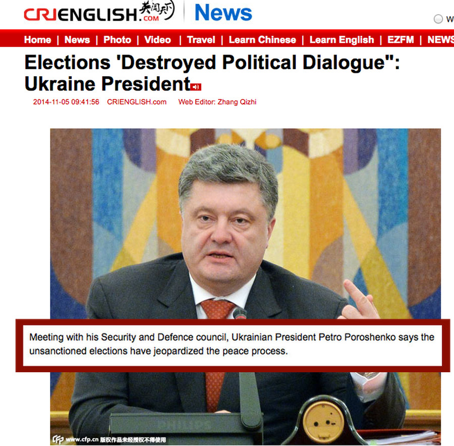 poro after the polls in donetsk