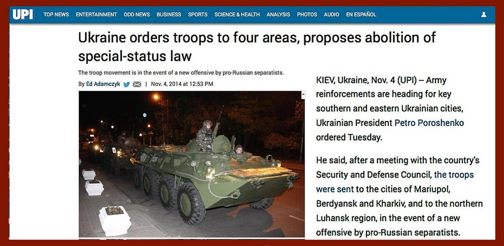 Ukr trrops move