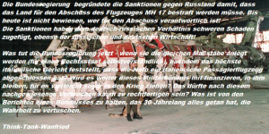 Luftgefecht verursachte Absturz einer Linienmaschine